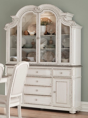 Willowick China Cabinet - Antique White