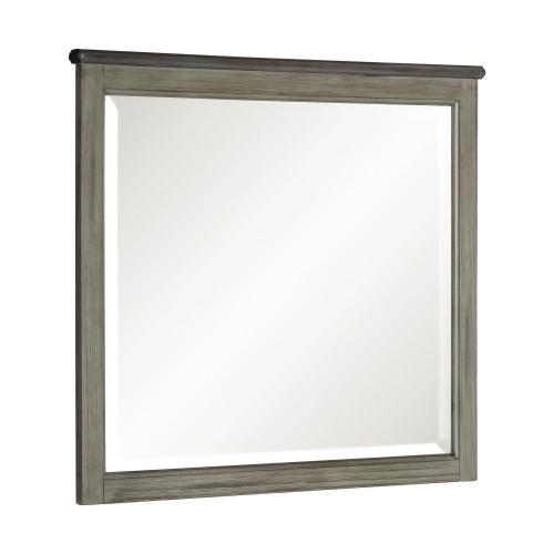 Homelegance Weaver Mirror - Two-tone : Antique Gray And Coffee