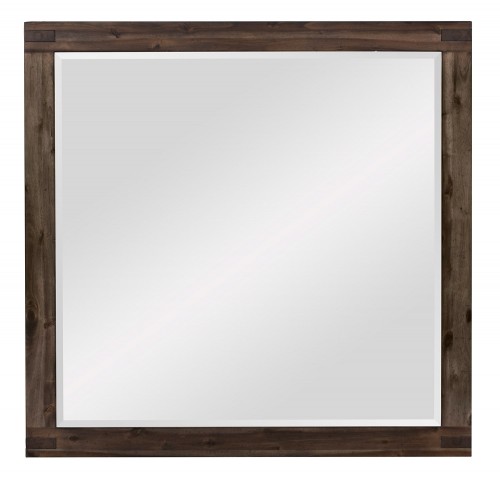 Homelegance Parnell Mirror - Rustic Cherry