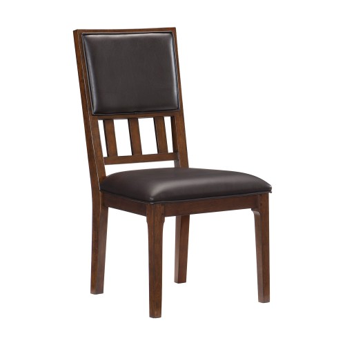 Frazier Side Chair - Brown Cherry