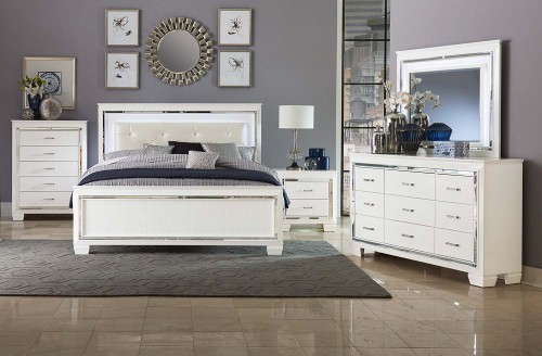 Homelegance Allura Bedroom Set - White