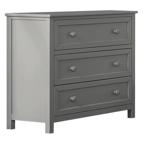 Schoolhouse 4.0 Wood 3 Drawer Chest, Gray