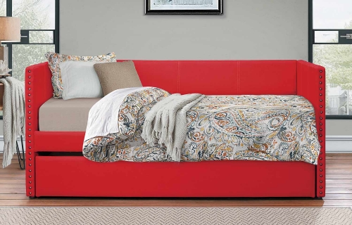 Therese Daybed with Trundle - Red