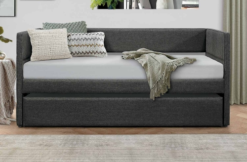 Vining Daybed with Trundle - Dark Gray