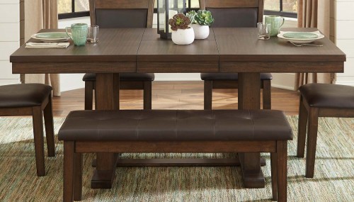 Wieland Dining Table - Light Rustic Brown