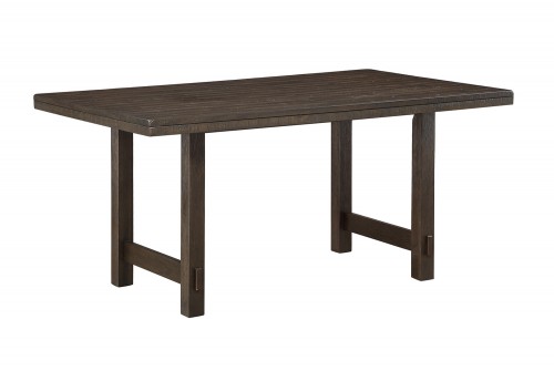 Brim Dining Table - Brown Cherry