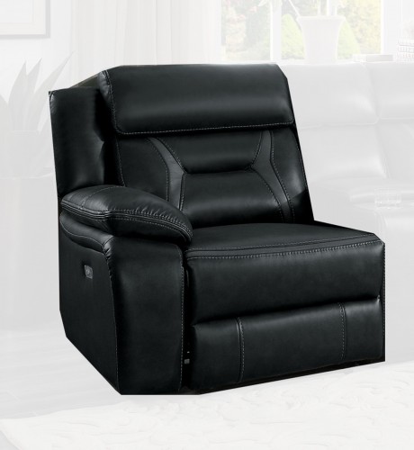 Homelegance Amite Power Left Side Reclining Chair - Dark Gray