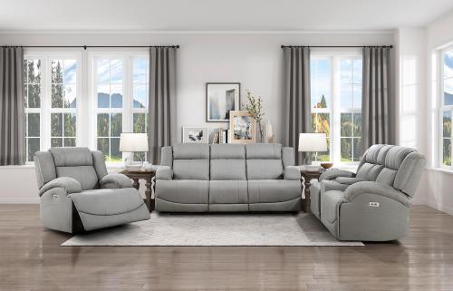 Homelegance Camryn Power Reclining Sofa Set - Gray