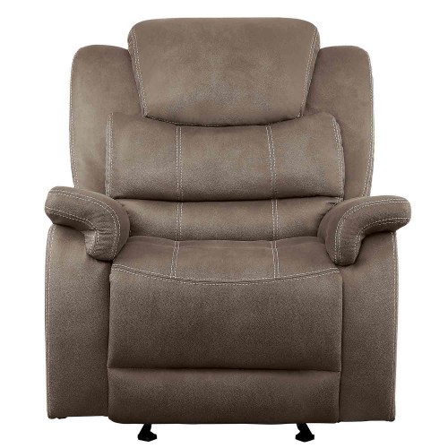 Shola Power Reclining Chair with Power Headrest - Brown