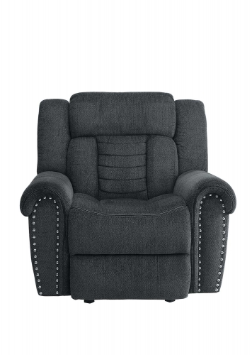 Nutmeg Glider Reclining Chair - Charcoal Gray