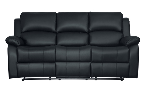 Clarkdale Double Reclining Sofa With Center Drop-Down Cup Holders - Black