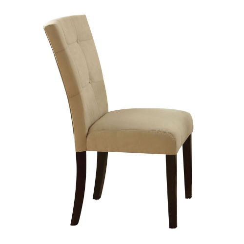 Baldwin Side Chair - Beige/Walnut