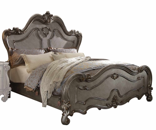 Acme Versailles Bed - Antique Platinum