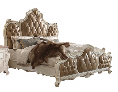 Picardy Bed - Vinyl/Antique Pearl