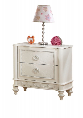 Dorothy Nightstand with 2 Drawer - Ivory