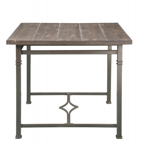 LynLee Counter Height Table - Weathered Dark Oak/Dark Bronze