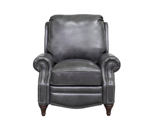 Avery Recliner Chair - Wrenn Gray/all leather