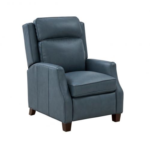 Nixon Recliner Chair - Corbett Steel Gray/All Leather