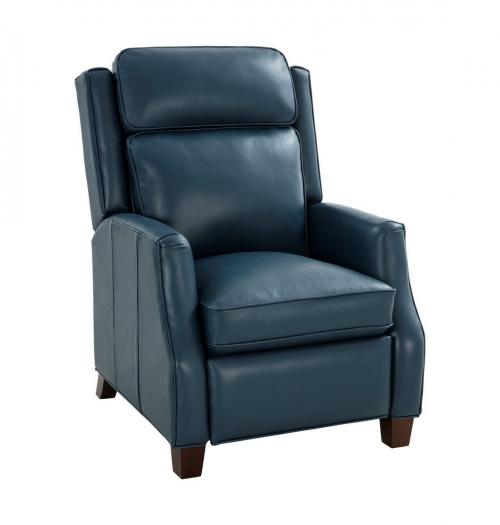 Nixon Recliner Chair - Prestin Yale Blue/All Leather