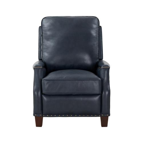 Ellis Power Recliner Chair - Barone Navy Blue/All Leather