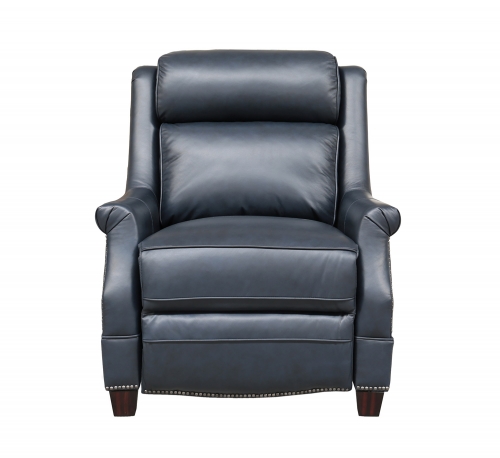 Warrendale Power Recliner Chair with Power Head Rest - Shoreham Blue/All Leather