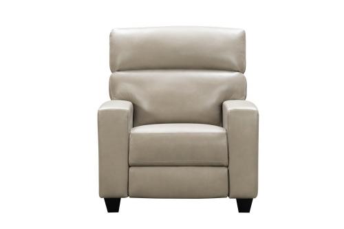 Marcello Power Recliner Chair with Power Head Rest and Power Lumbar - Sergi Gray Beige/Leather Match