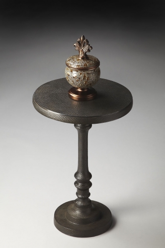 Butler 2275025 Pedestal Accent Table - Metalworks