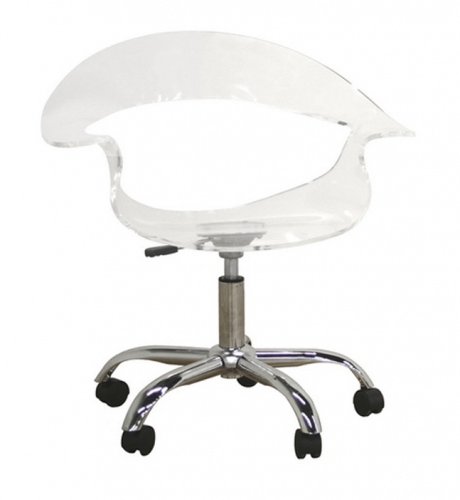 Elia Acrylic Swivel Office Chair