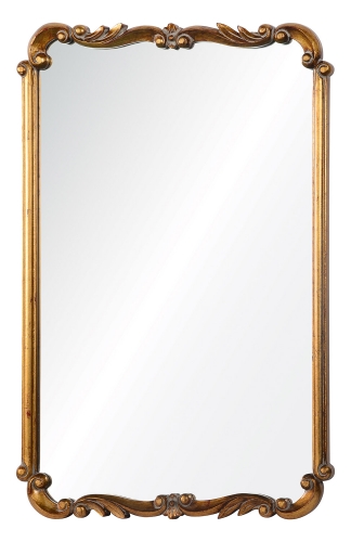 Toulouse Mirror - Antiqued Gold