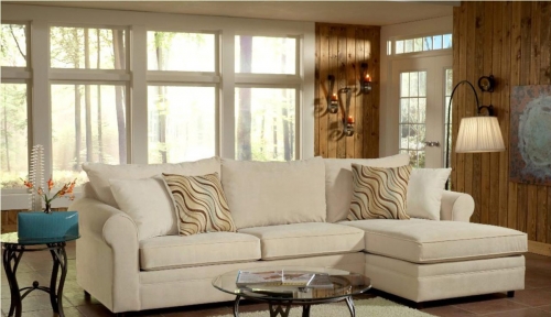 Sophie 2PC Sectional Sofa - Bella Buckwheat