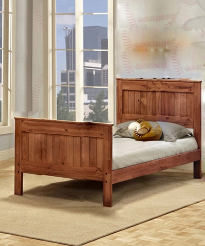 Full Mates Bed - Mahogany