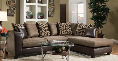 Ame Sectional Sofa - Espresso