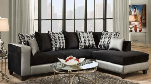 Ame Sectional Sofa - Steel