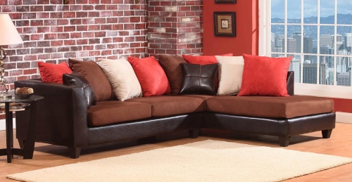 Sailor Sectional Sofa - Chocolate