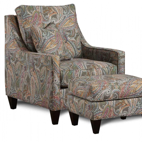 Ashley paisley outlet accent chair