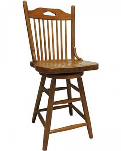 Garland 24-inch Barstool - Burnished Walnut