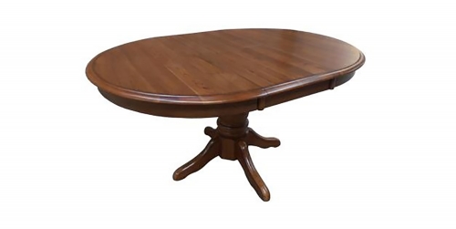 Lacewood 30-inch High Pedestal Table - Burnished Walnut