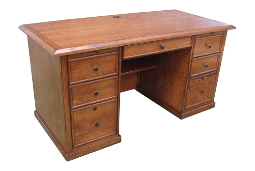 Mallow 60-inch Desk - Burnished Walnut