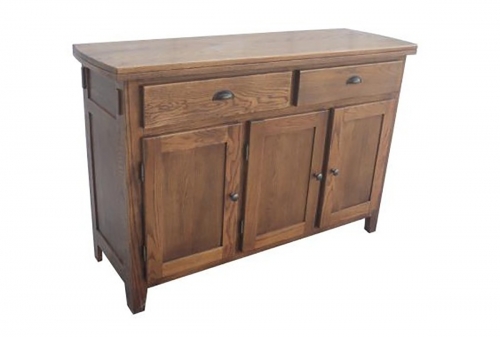 Baywood Server - Medium Oak