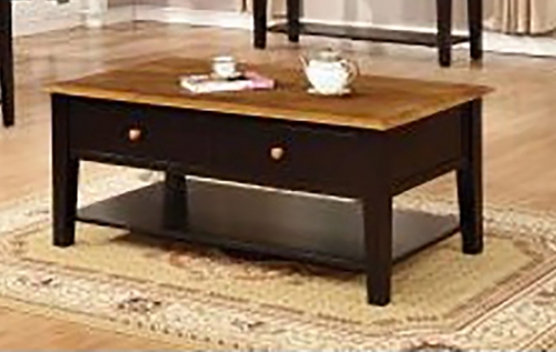 Valentine coffee Table - Harvest/Black