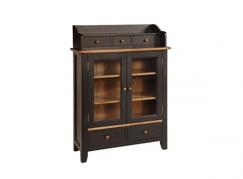 Valiant Display Cabinet - Harvest/Black