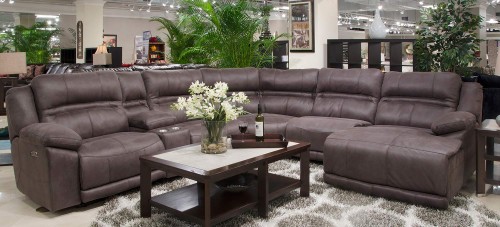 Braxton Sectional Sofa - Charcoal