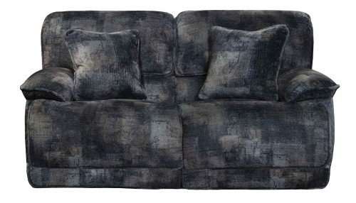 Bolt Reclining Console Loveseat - Pewter