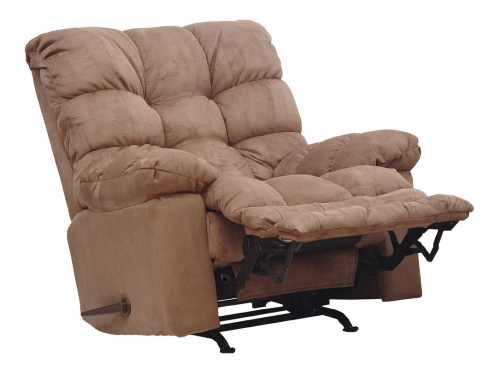Magnum Chaise Rocker Recliner with Heat and Massage