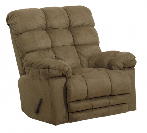 Magnum Chaise Rocker Recliner with Heat and Massage