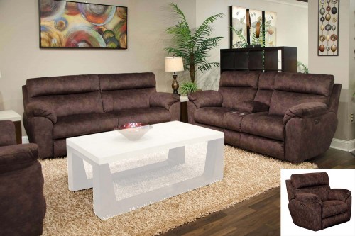 Sedona Power Reclining Sofa Set - Mocha