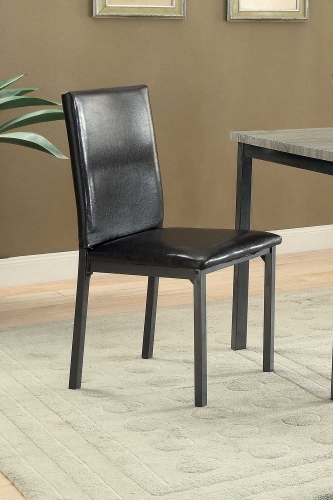 Garza Side Chair - Black