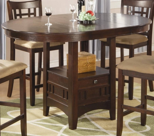 Coaster Lavon Round Counter Height, Round Counter Height Dining Table And Chairs