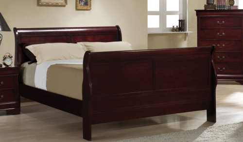 Coaster Louis Philippe Bed - Cherry