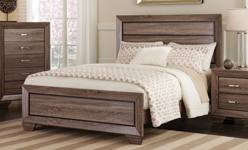 Kauffman Bed - Washed Taupe